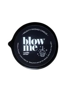 Kama Sutra Naughty Note BLOW ME 2oz Massage Candle with Pour Spout Tin