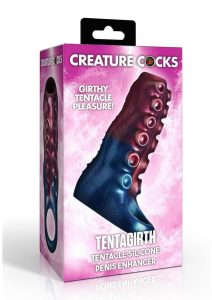 Creature Cock Tentagirth Tentacle Silicone Penis Enhancer - Red/Blue