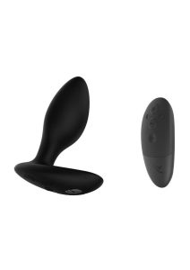We-Vibe Ditto+ App Compatible Vibrating Rechargeable Silicone Butt Plug with Remote Control - Satin Black