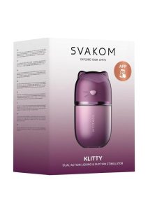 Klitty Silicone Rechargeable Clitoral Stimulator - Lavender