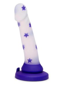 Together Starfloat Bliss Silicone Dildo 6in - Clear/Purple