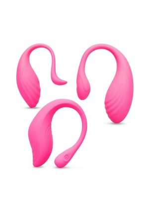 Together Menage A Trois Rechargeable Silicone Remote Control Orgy Egg Set - Pink