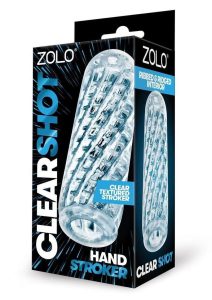 Zolo Hand Stroker Clear Shot - Clear