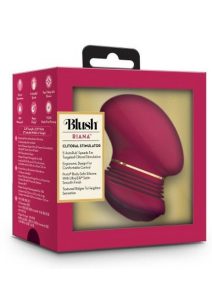 The Blush Collection Riana Rechargeable Silicone Clitoral Stimulator - Mulberry Wine