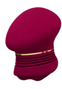 The Blush Collection Riana Rechargeable Silicone Clitoral Stimulator - Mulberry Wine
