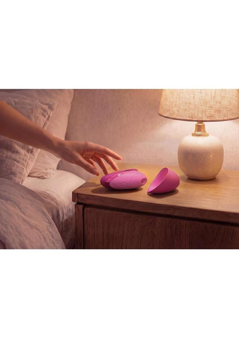 Womanizer Next Liberty Rechargeable Silicone Clitoral Stimulator - Vibrant Pink - Image 4