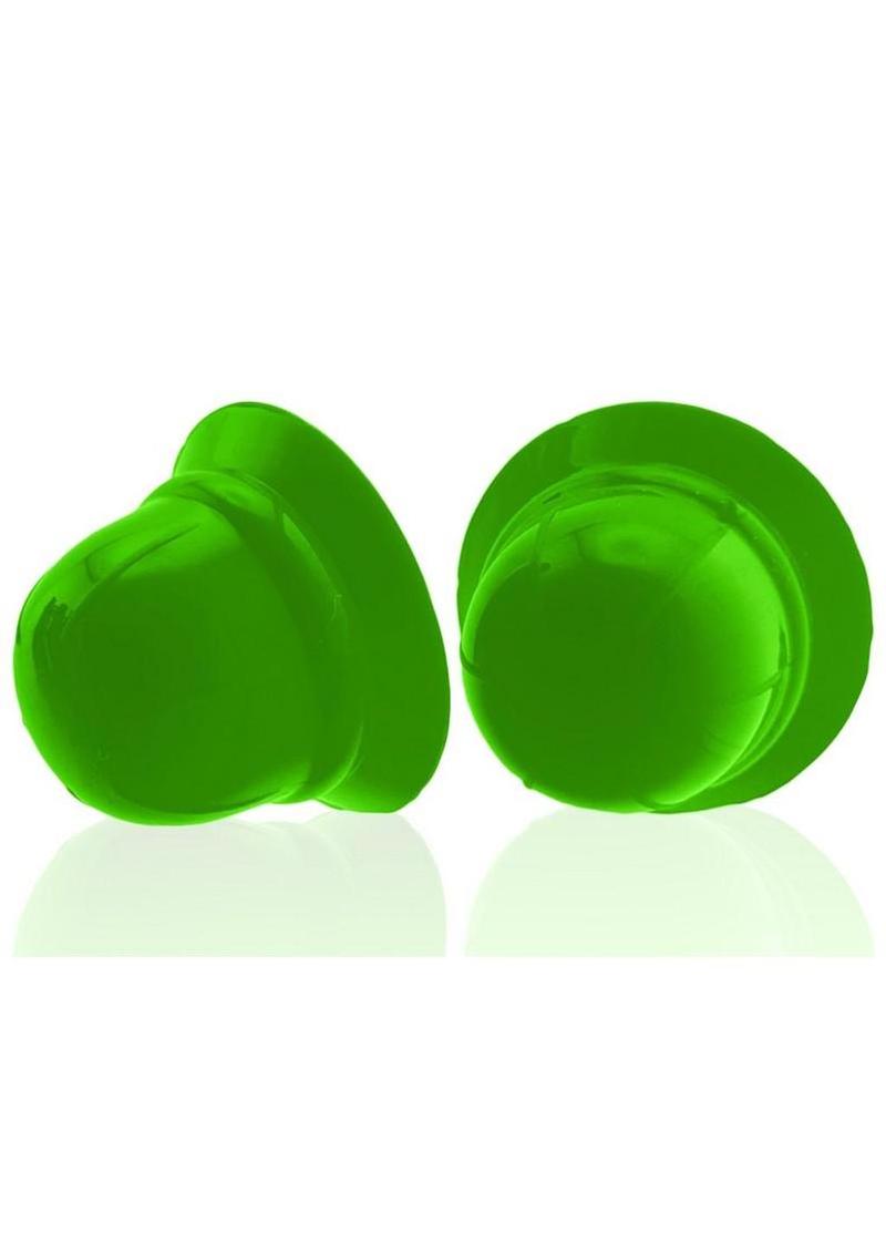 Hunkyjunk Nano Nips Just the Tip Silicone Nipple Nubs - Lizzard Green