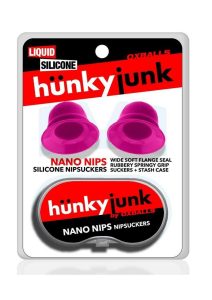 Hunkyjunk Nano Nips Just the Tip Silicone Nipple Nubs - Pink