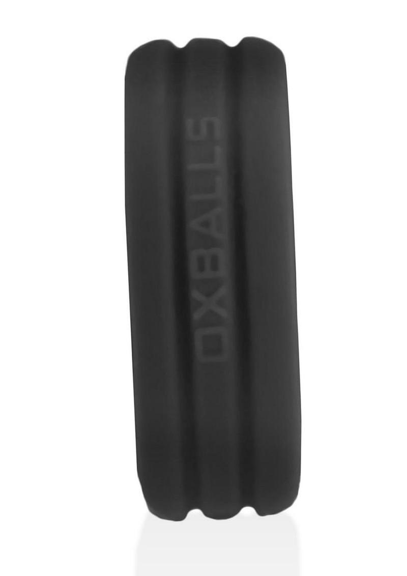 Hunkyjock Roto Grooved Gripper Ribbed Cockring - Black Fog - Image 4