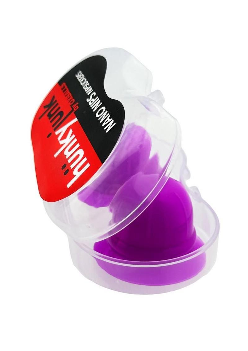 Hunkyjunk Nano Nips Just the Tip Silicone Nipple Nubs - Purple - Image 4
