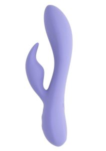 Selopa Purple Craze Rechargeable Silicone Rabbit Vibrator - Purple