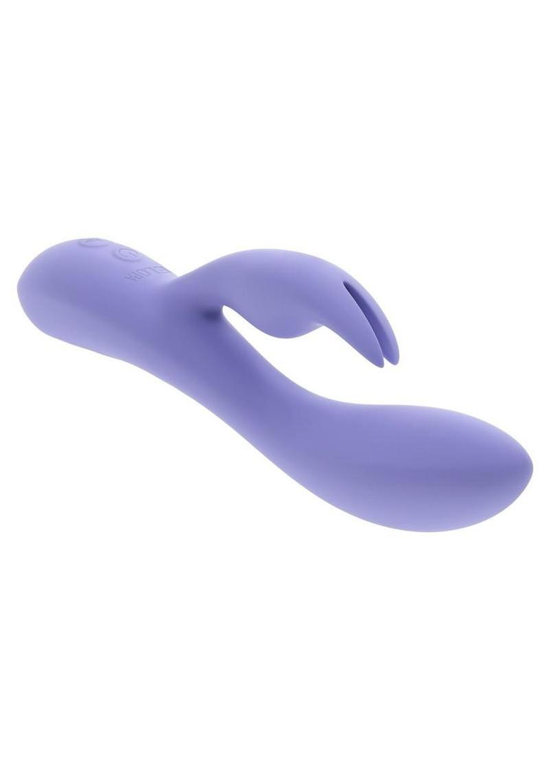 Selopa Purple Craze Rechargeable Silicone Rabbit Vibrator - Purple - Image 4