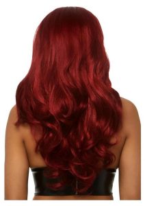 Leg Avenue Long Wavy Wig 27in - Burgundy