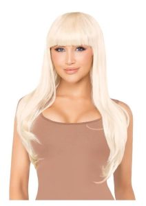 Leg Avenue Long Straight Bang Wig 25in - Blonde