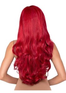 Leg Avenue Long Wavy Wig 27in - Red