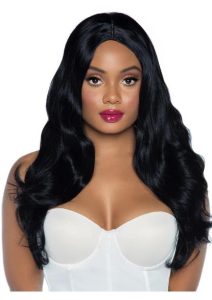 Leg Avenue Long Wavy Wig 27in - Black