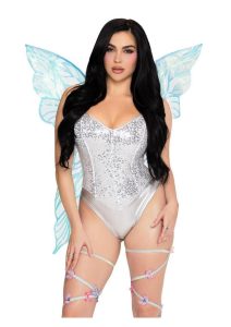 Leg Avenue Iridescent Strapless Fairy Wings - O/S - Blue