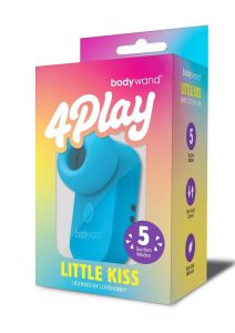 Bodywand 4Play Little Kiss Rechargeable Clitoral Stimulator - Blue