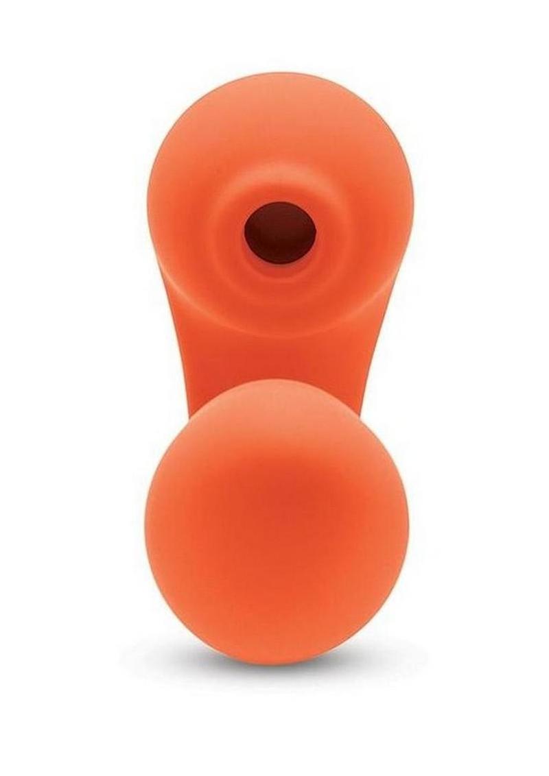 Bodywand 4Play Suck and Buzz Rechargeable Clitoral Stimulator - Orange - Image 3