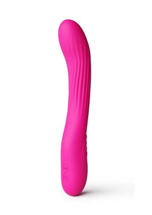 INYA Wiggle Stick Rechargeable Silicone Gyrating Vibrator 7.5in - Pink