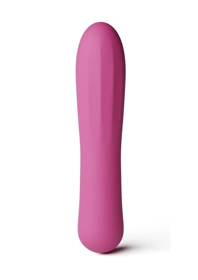 X and O`s Tempt Rechargeable Silicone Compact Vibrator - Magenta