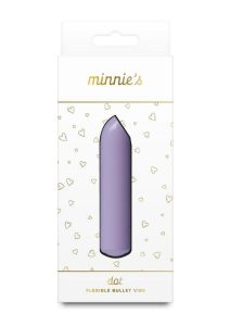 Minnie`s Dot Rechargeable Silicone Flexible Bullet - Lavender