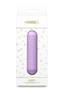 Minnie`s Spark Rechargeable Silicone Flexible Bullet - Purple