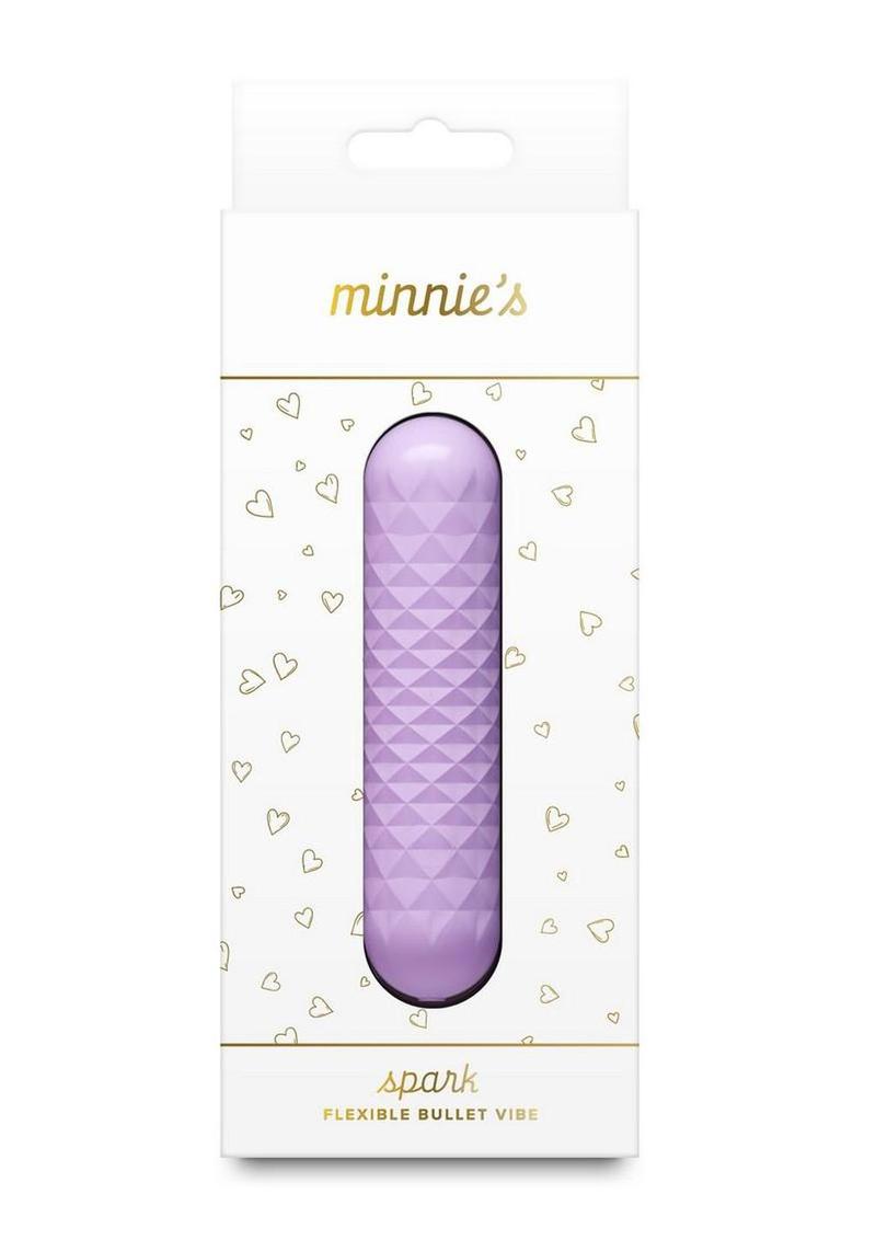 Minnie`s Spark Rechargeable Silicone Flexible Bullet - Purple