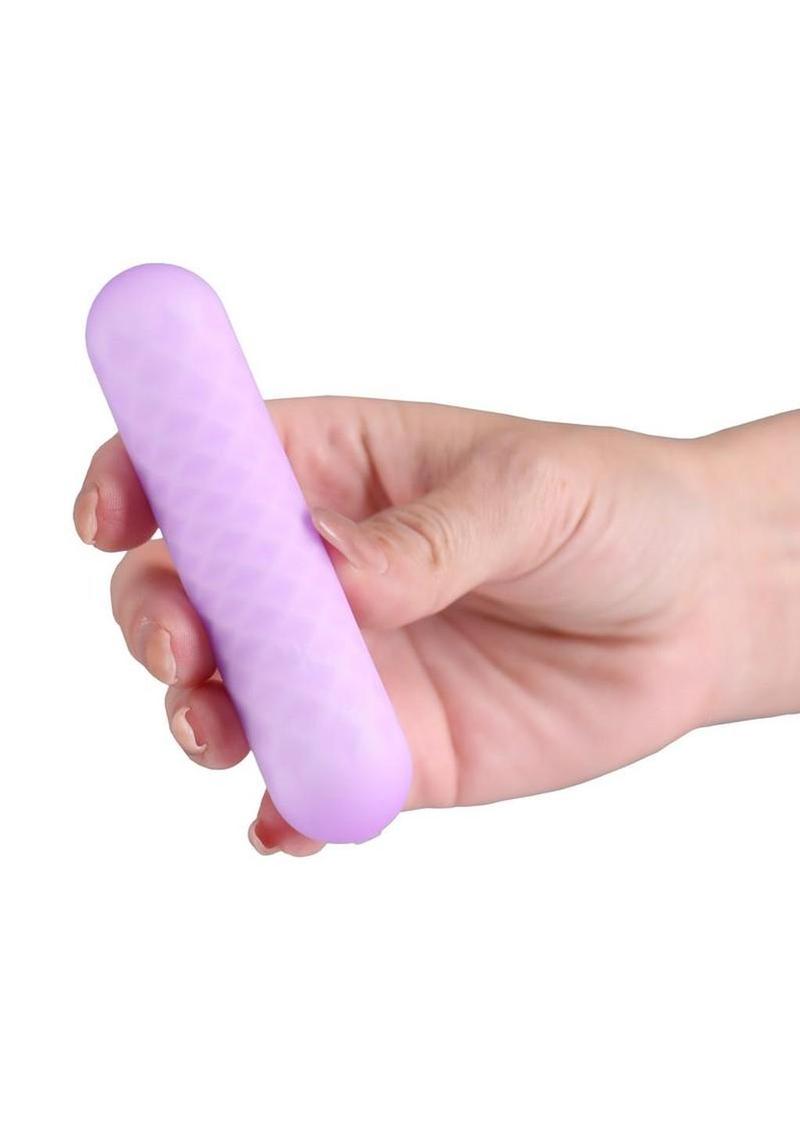Minnie`s Spark Rechargeable Silicone Flexible Bullet - Purple - Image 3