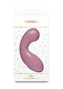 Minnie`s Flick Rechargeable Silicone Plush Vibe - Pink