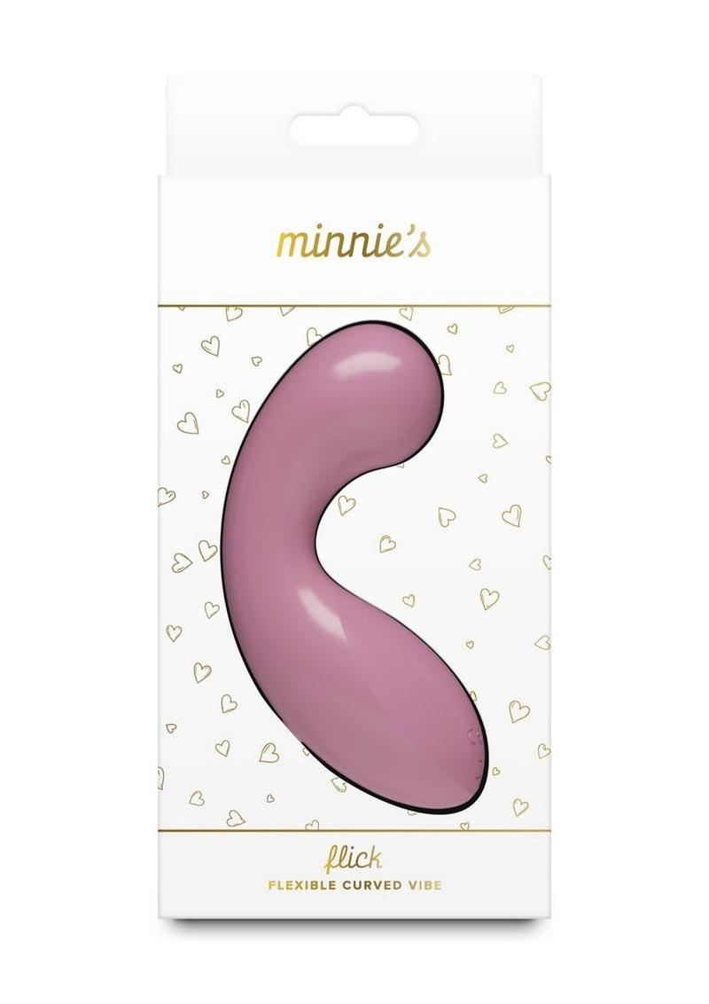 Minnie`s Flick Rechargeable Silicone Plush Vibe - Pink