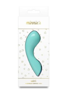 Minnie`s Wink Rechargeable Silicone G-Spot Vibrator - Aqua