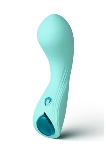 Minnie`s Wink Rechargeable Silicone G-Spot Vibrator - Aqua