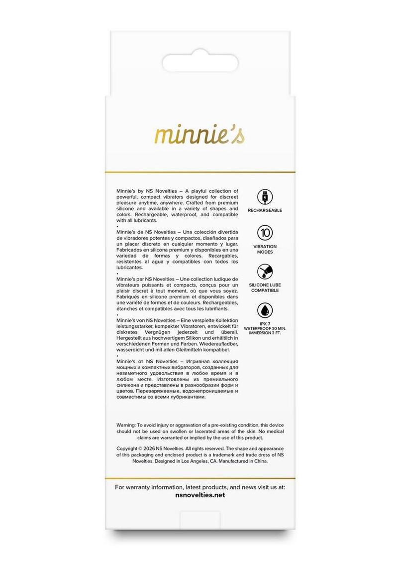 Minnie`s Wink Rechargeable Silicone G-Spot Vibrator - Aqua - Image 4