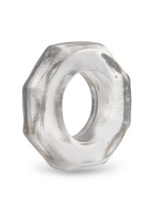 B-Vibe Stretch Tech Bolt Ultra Stretchy Cock Ring - Clear