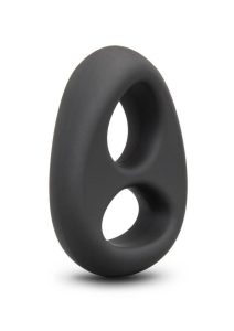B-Vibe Flex Ring Eight Silicone Cock Ring - Black