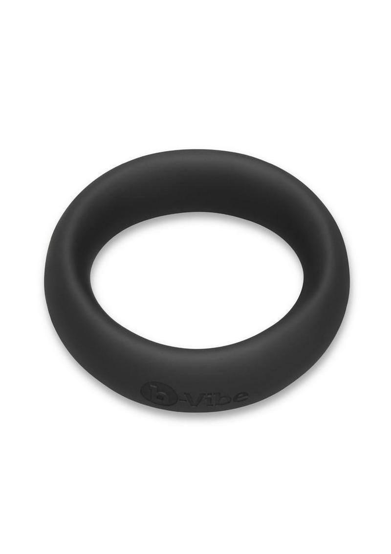 B-Vibe Snug Ring Silicone Cock Ring 45mm - Black - Image 3