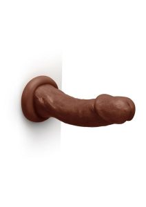 Together Realistic Dildo with Suction Base 9in - Chocolate