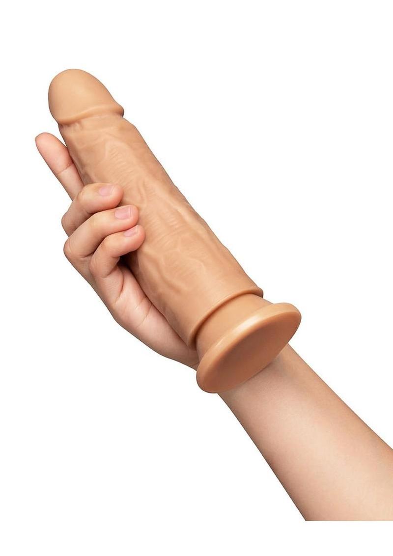 Together Realistic Dildo with Suction Base 7.75in - Caramel - Image 4
