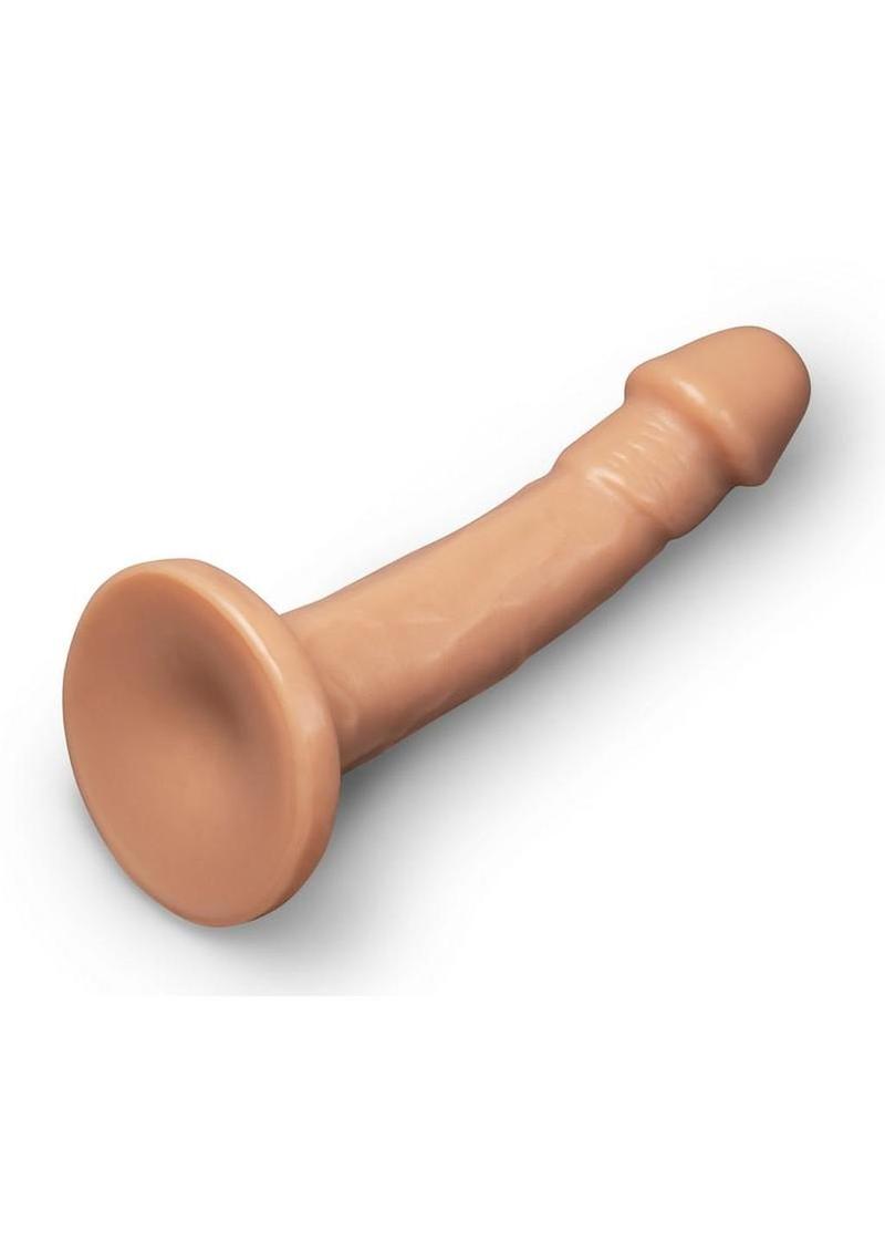Together Realistic Dildo with Suction Base 8in - Caramel - Image 3