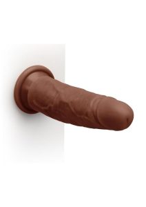 Together Realistic Dildo with Suction Base 7.75in - Chocolate