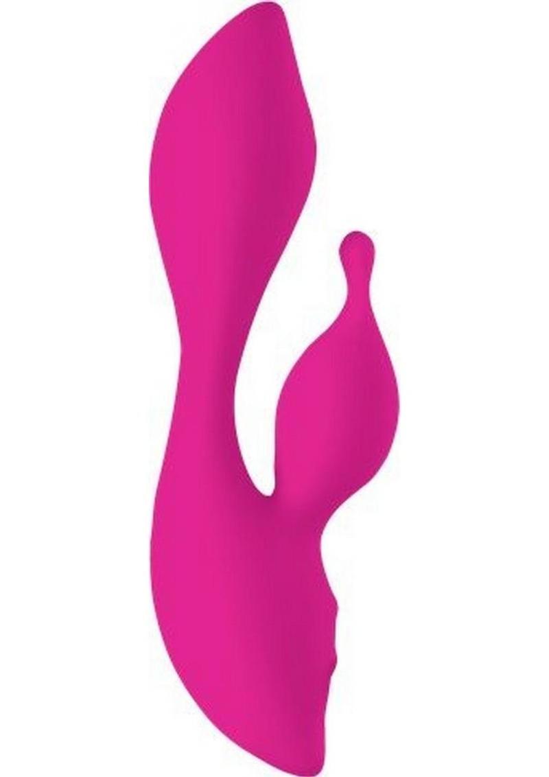 The Swan Cygnet Rechargeable Silicone Dual Vibrator – Pink