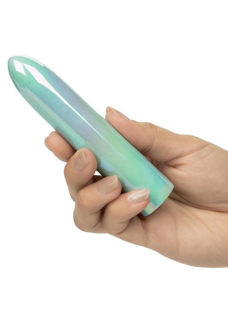Aura Standard Rechargeable Silicone Stimulator - Teal - Image 4