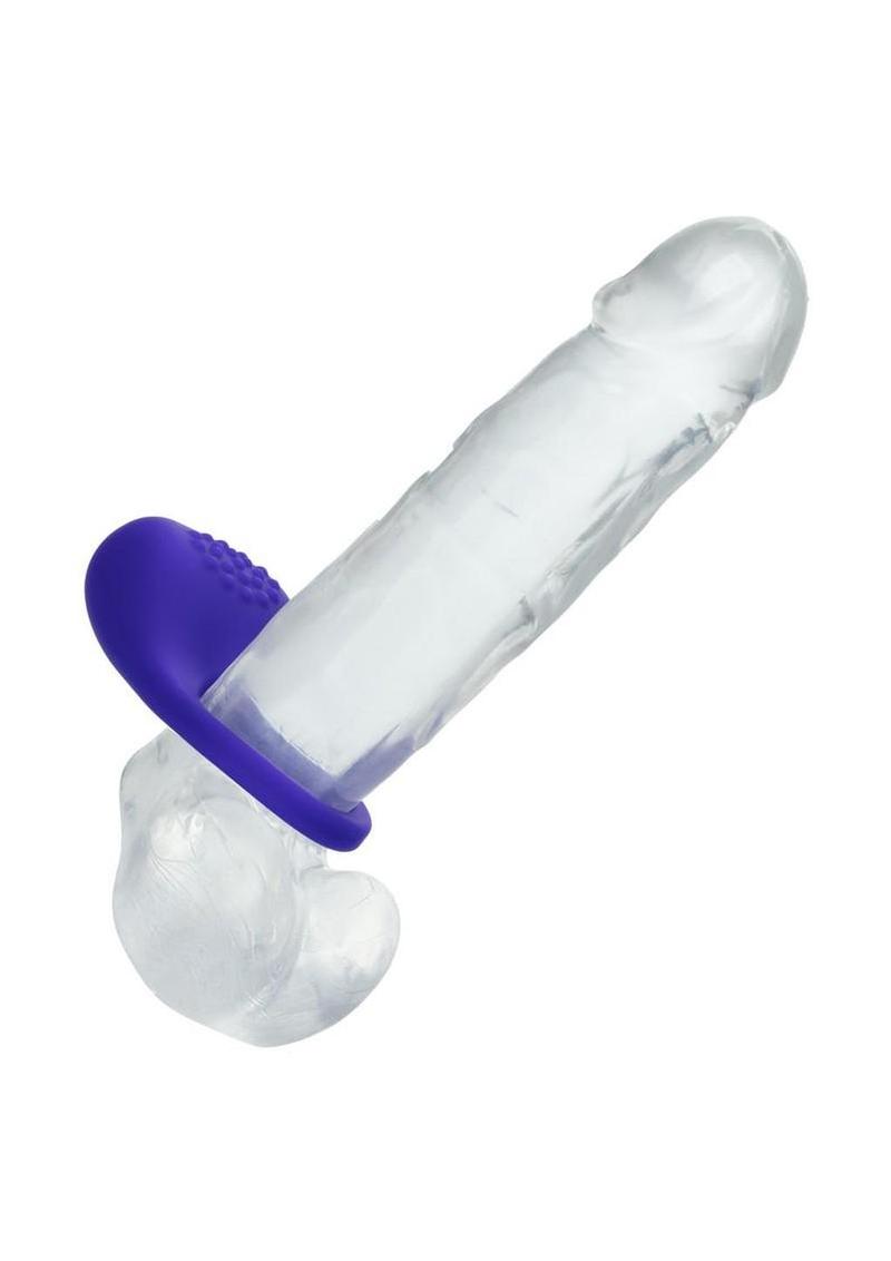 Rumbler Rumble Rechargeable Silicone Cock Ring - Purple - Image 4