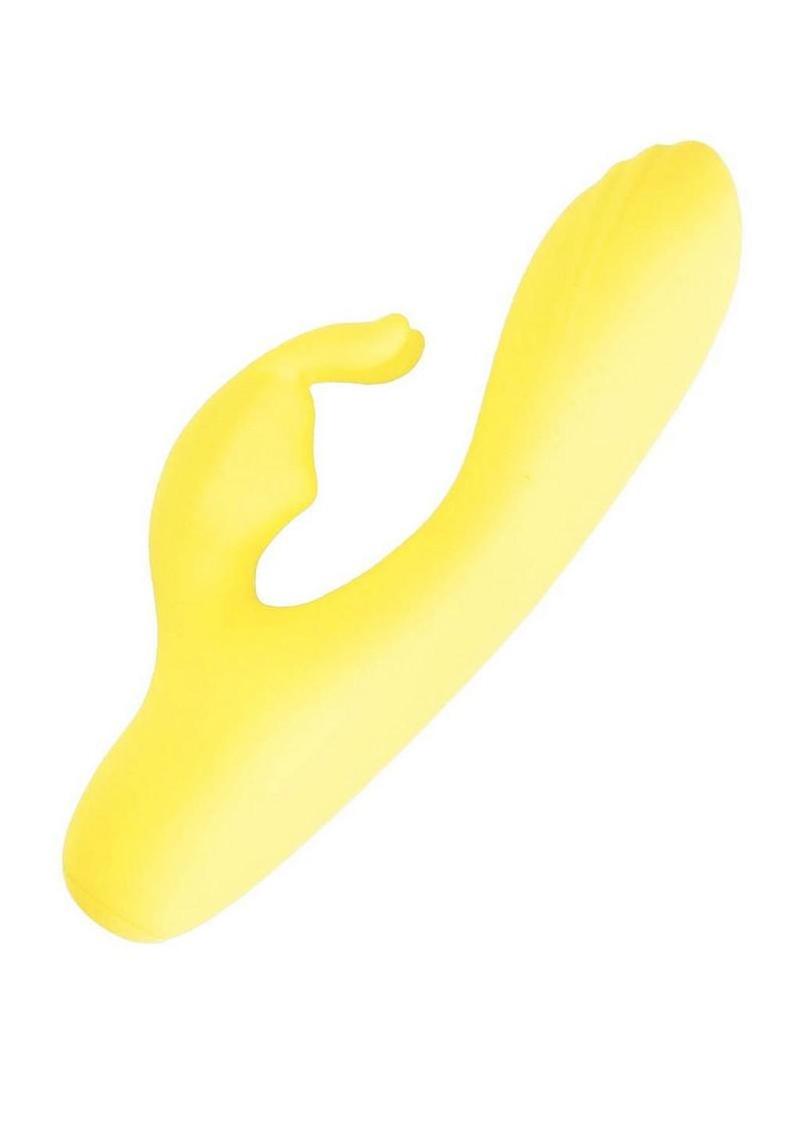 Sorbet Lemon Rechargeable Silicone Rabbit - Yellow - Image 3