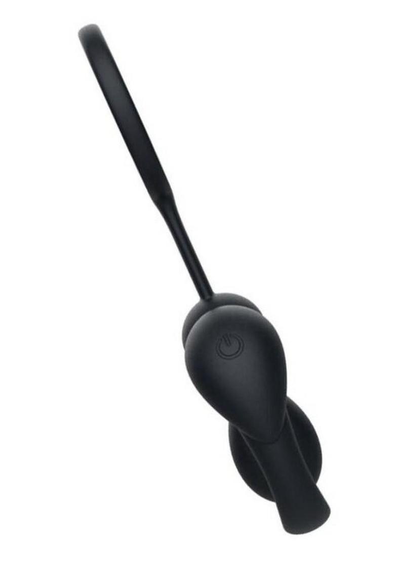 Silicone Tingle Cock Ring - Black - Image 4