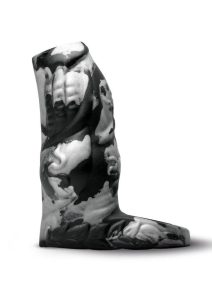 Creature Cocks Night Prowler Silicone Penis Enhancer - Silver/Black