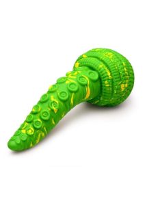 Creature Cocks Tenta Head Silicone Wand Attachment - Yellow/Green