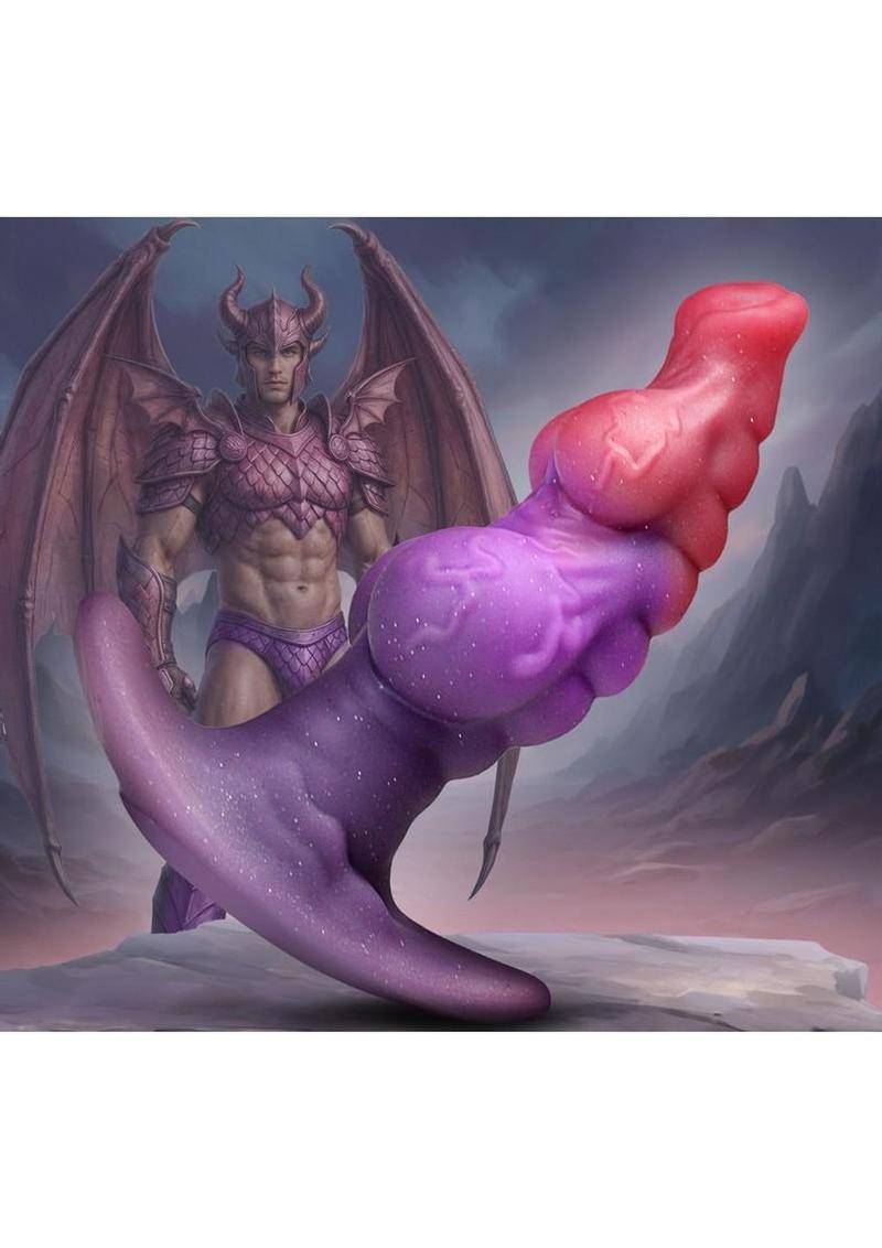 Creature Cocks Dragon Master Silicone Butt Plug - Multicolor - Image 4