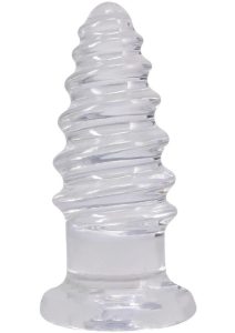 Crystal Jellies Anal Twist 7In - Clear